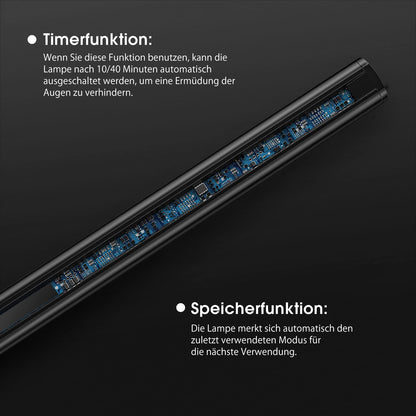 EYOCEAN LED Monitor Klemmleuchte 80cm – Dimmbar Gestensteuerung