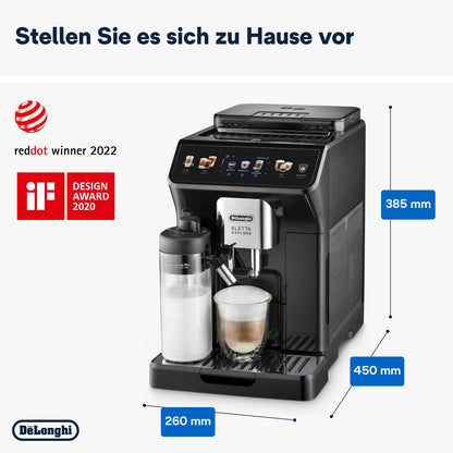 De’Longhi Eletta Explore Perfetto Kaffeevollautomat - Dunkelgrau