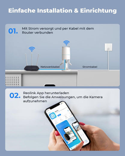 Reolink RLC-510WA WLAN Aussenkamera - 5MP Dual-Band