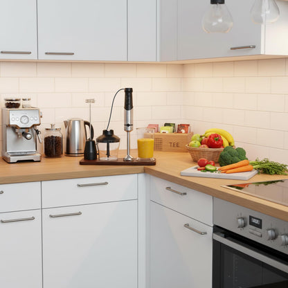 kowdom Stabmixer Set 1200 W mit Zerkleinerer und Milchaufschäumer