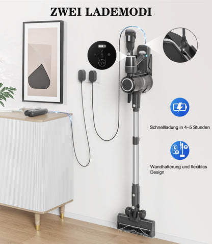 Syntecno VC7211 Akku-Stabstaubsauger kabellos, 350 W, beutellos