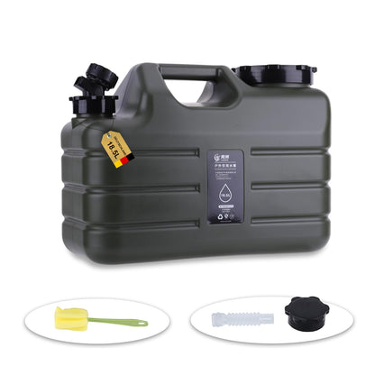 Umikk Trinkwasserkanister mit Hahn, BPA-frei, 10-18 L, Camping