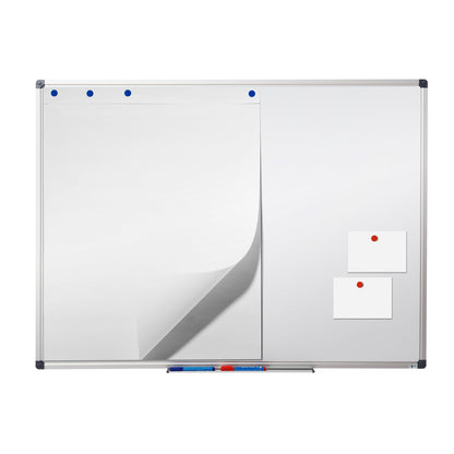 MOB Magnetisches Whiteboard 180x120cm - Alurahmen