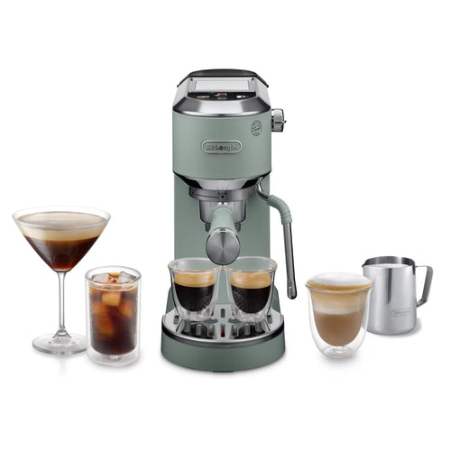 De'Longhi Dedica Duo EC890.GR Siebträgermaschine, Grün