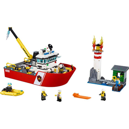 LEGO City Feuerwehrschiff – Konstruktionsspielzeug 60109