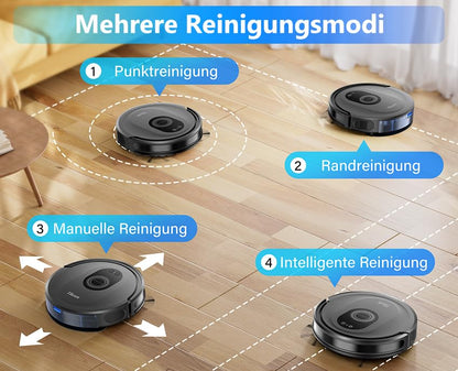 Tikom G8000 Max Saugroboter – 2-in-1 mit Wischfunktion