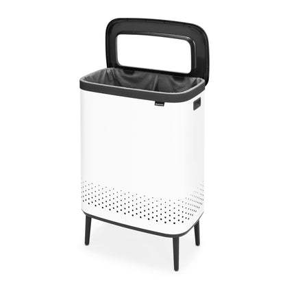 Brabantia Bo Wäschesammler Hi 2x45L Wäschekorb - Weiss