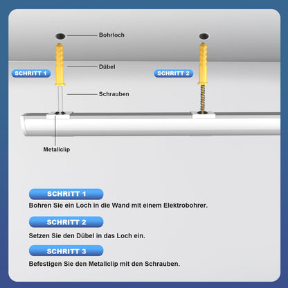 Molfanco LED-Aluminiumprofil V-Form silber, 12 × 1 m, mit Abdeckung