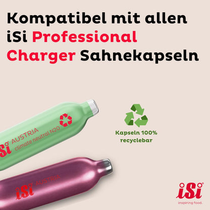 ISI Gourmet Whip Plus Sahnespender Edelstahl 0.25 L