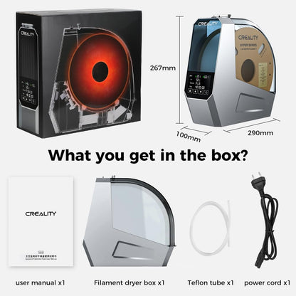 Creality Space PI Filament Trockner 2025 mit Ventilator