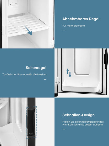NORTHCLAN Mini Kühlschrank 15L – Kühl/Heiz, Tragbar, Schwarz