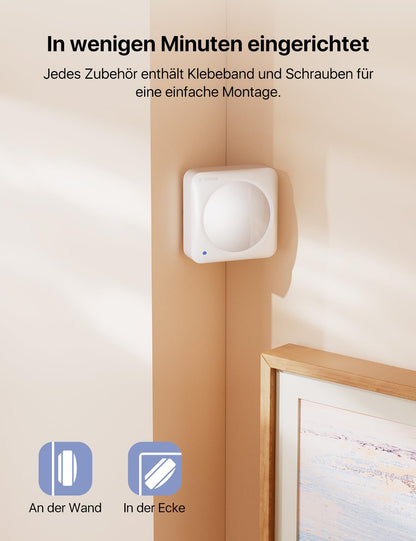 X-Sense AS08 Smart Home Alarmanlage mit Tür- und Fenstersensoren