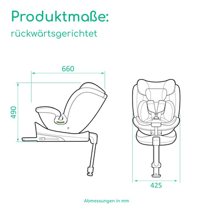 Bebeconfort RevolveFix Plus 360 i-Size Autositz – Full Black
