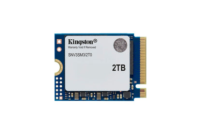Kingston NV3 NVMe PCIe 4.0 Interne SSD – 2TB M.2. Schwarze M.2 Platine, schneller Datenspeicher für PC/Laptop Performance-Upgrade.
