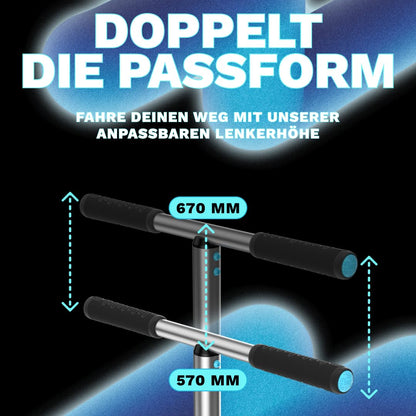 In Do The Trick Scooter Kickstart Classic Trampolin-Scooter Schwarz