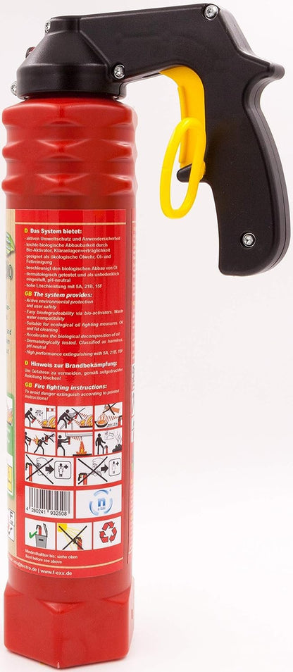 F-Exx 8.0 Bio Feuerlöscher – 3er-Pack inkl. Wandhalterung