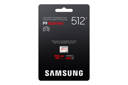 Samsung P9 Express microSD Express 512 GB Speicherkarte, 800 MB/s