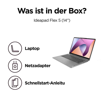 Lenovo IdeaPad Flex 5 14" Convertible Laptop - Ryzen 7, Grau