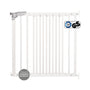 DOLLE Kinderschutzgitter Buche massiv, natur, 75,6–110,4 cm breit, Holzgitter mit Einhand-Verschluss