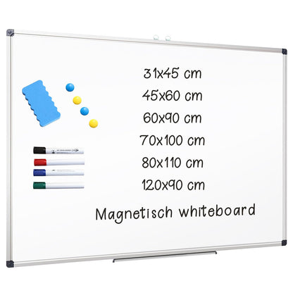 XIWODE Whiteboard Magnettafel Pinnwand 120x90cm