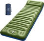 Myxslop Isomatte Camping 12 cm, aufblasbare Luftmatratze mit Fusspumpe und Kissen