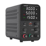NANKADF Labornetzteil WPS305H, regelbares DC-Netzgerät 0-30 V / 0-5 A, schwarz, mit LED-Anzeige