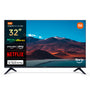 Xiaomi F Smart TV 32 Zoll HD (81 cm) – Fire TV. Schwarzer, rechteckiger Flachbildschirm. Zeigt Inhalte mit Fire TV OS.