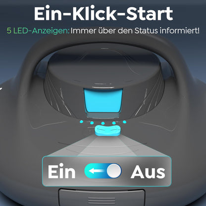 TALOSBO Pleco Se Akku Poolroboter - Flachboden bis 80m²