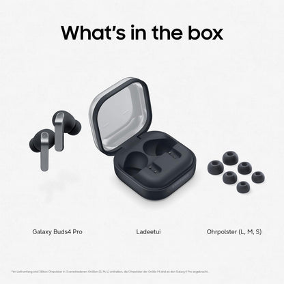 Samsung Galaxy Buds4 Pro Kabellose In-Ear Bluetooth-Kopfhörer Black