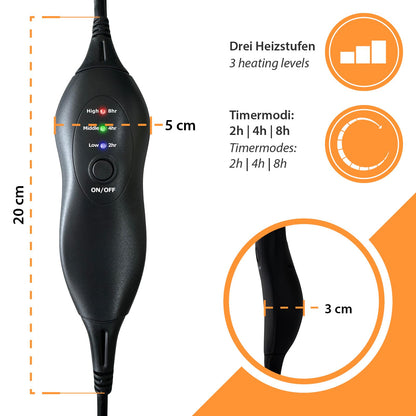 Mi-Heat Beheizbare Teppich-Unterlage 100x140cm Heizteppich