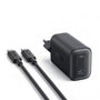Anker Nano 100W USB-C Ladegerät mit 1,8 m Kabel, schwarz, ultrakompaktes Gehäuse