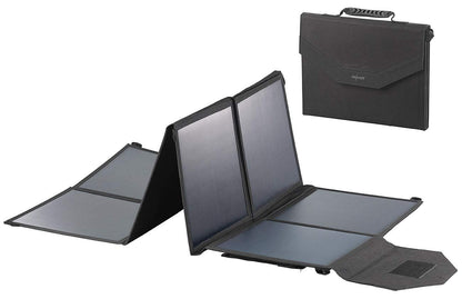 revolt Faltpanel: Mobiles Solarpanel 100W monokristallin