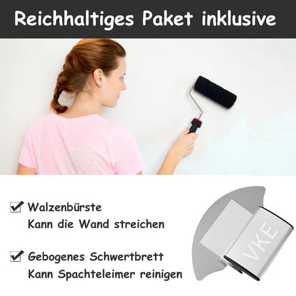 VKE Flächenspachtel Set 23-tlg. - mit Teleskopstange & Koffer
