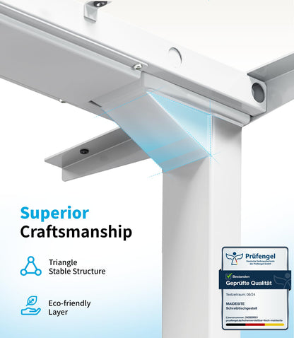 MAIDeSITe T2 Pro Plus Elektr. Sitz-Steh Schreibtisch 3-stufig