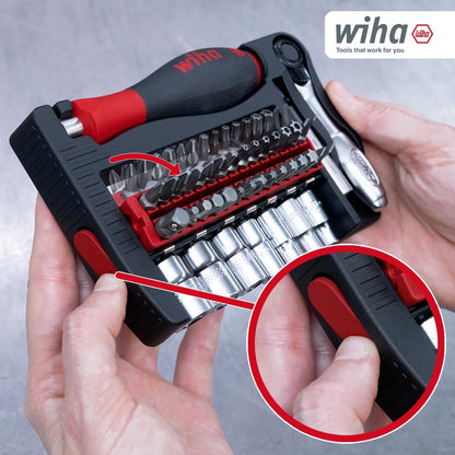 Wiha ProBuddy Evo Bit- und Steckschlüssel-Set 40-teilig (46960)