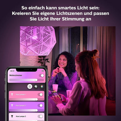 Philips Hue White & Color Ambiance E14 LED Kerzenlampe, 470 lm