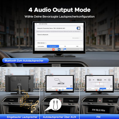 Volam Netflix Carplay Display 9" wireless CarPlay Android Auto