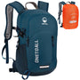 ONETOALL Wanderrucksack 20L diebstahlsicher, leichter Tagesrucksack mit Rückenbelüftung