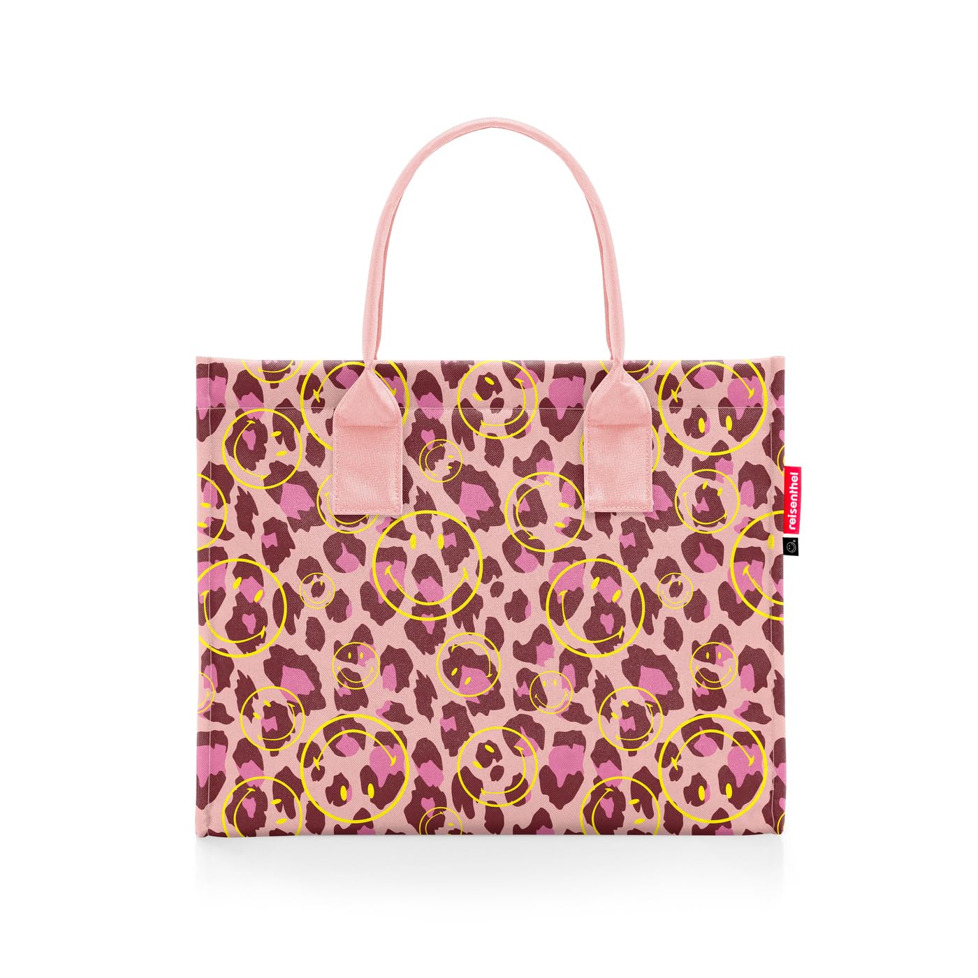 reisenthel daily shopper smiley leo blush Einkaufstasche mit zwei gepolsterten Tragehenkeln