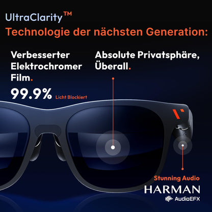 VITURE Pro XR/AR Brille mit 135" 120Hz Display - Mattschwarz