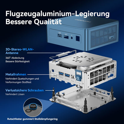 GEEKOM IT13 Mini PC - Intel i9-13900HK, 32GB RAM, 2TB SSD