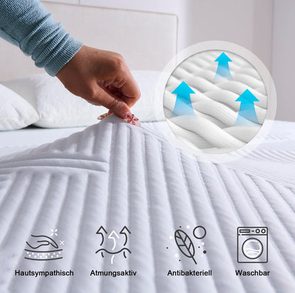 Twirest Matratzentopper Komfortschaum 140x200cm - 5cm