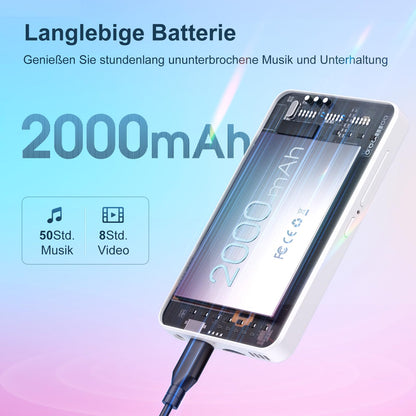 MECHEN H1 Pro MP3-Player mit Android 9.0, Bluetooth & WLAN, weiss