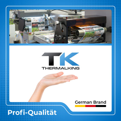 THERMALKING Thermorollen 80x80x12 mm für Bondrucker, 20 Stück