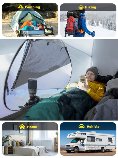 Bessport Mumienschlafsack Winter, ultraleicht mit kleinem Packmass