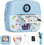 ASTGMI C10 Kinderkamera Sofortbildkamera mit Sofortdruck und 1080P, 2,4-Zoll-Display