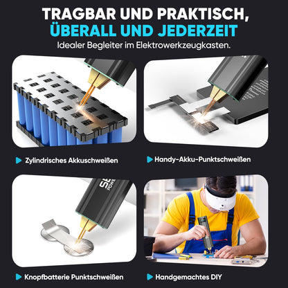 Seesii SE209 Punktschweissgerät für Akkus, 80 Gänge, mit Akku