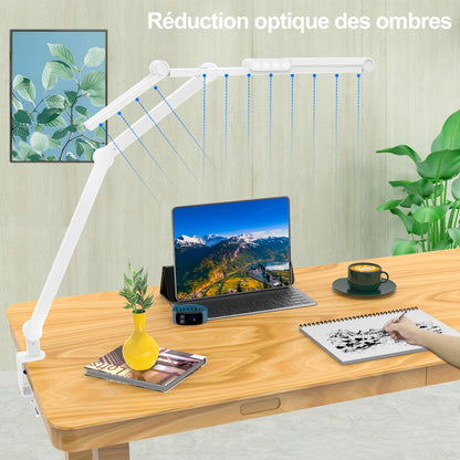 LED Schreibtisch Klemmlampe Dimmbar – 1500lm Tageslicht