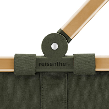 reisenthel carrybag forest gold Einkaufskorb mit Aluminiumrahmen