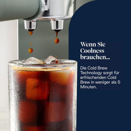 De'Longhi Dedica Duo EC890.GR Siebträgermaschine, Grün